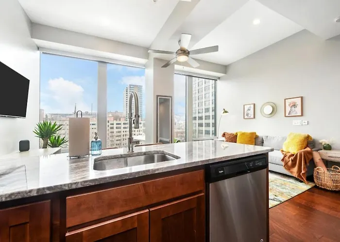 Hostwise - The Washington At Chatham - Free Parking, Private Gym, More! Appartement